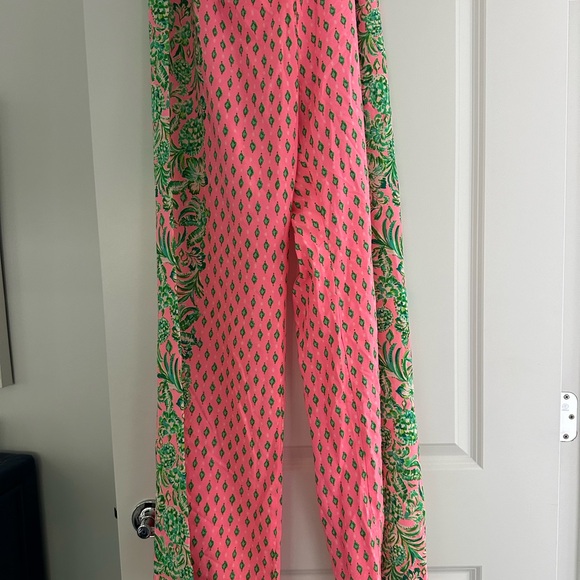 NWT Lilly Pulitzer L Bal Harbor pants in pink shandy - Picture 3 of 3